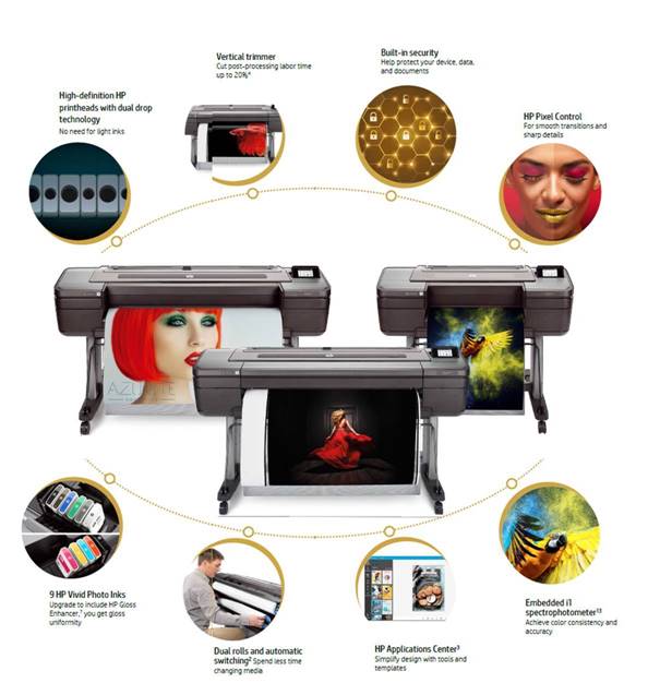 HP DesignJet Z9+ PostScript Printer Series