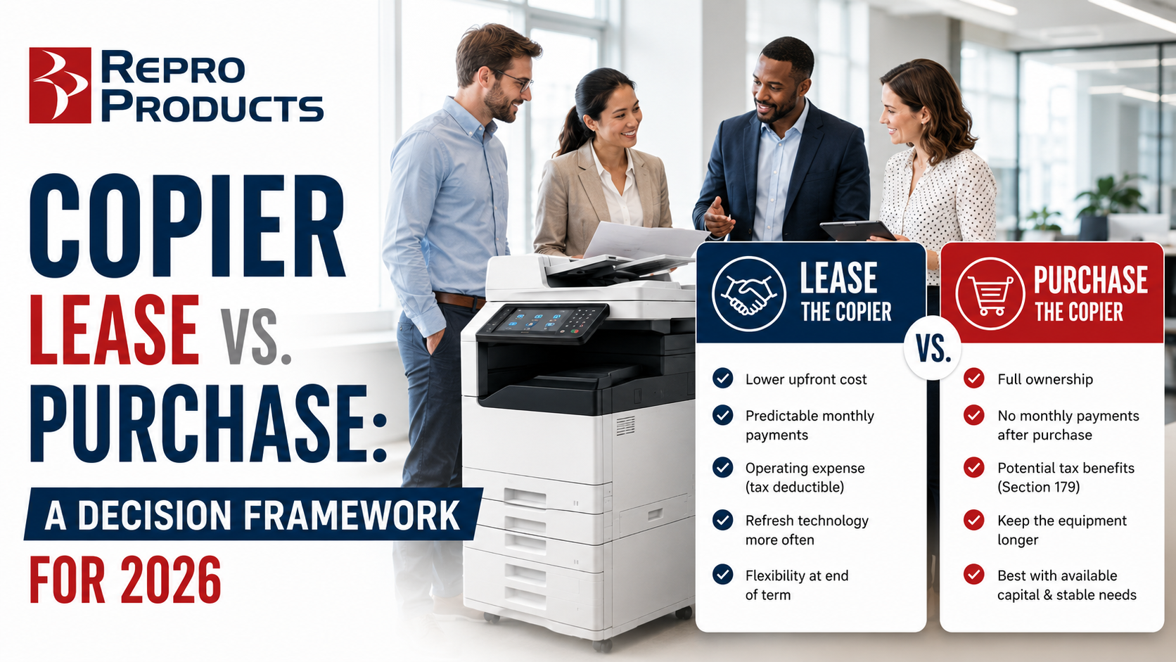 copier lease vs. purchase a decision framework